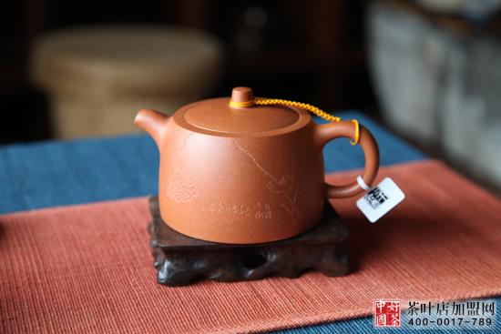茶叶茶具零售，茶叶茶具展现，自制实惠紫沙壶3