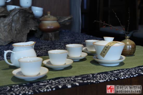 茶叶茶具加盟店，典范工夫茶茶具--茶杯盖碗经济实惠系列-工夫茶具2