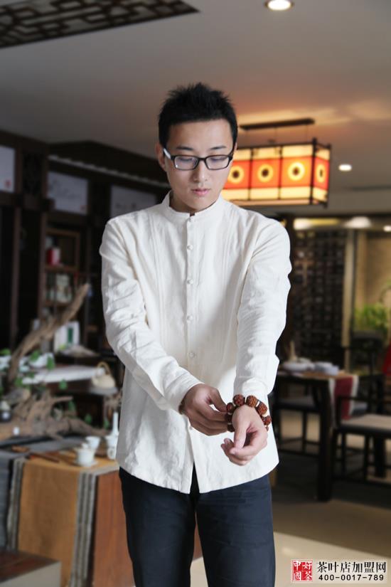 惜物茶服--男士茶服春季系列-茶服2