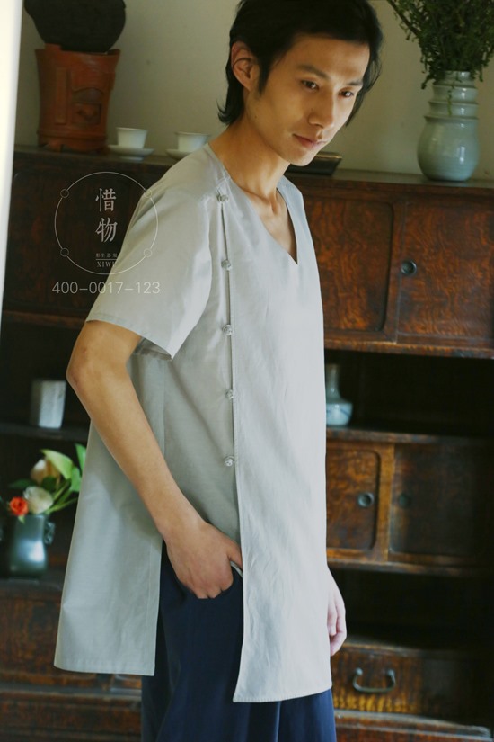 惜物衣饰－男士棉麻茶服系列－中国茶服第一品牌