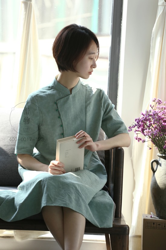棉麻茶服女装　棉麻茶服零售