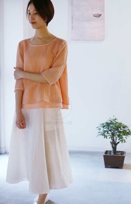 茶服禅服女装－惜物棉麻禅茶服零售