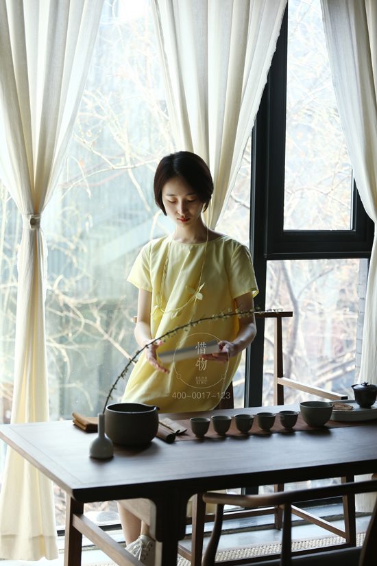 山东茶服禅服女装加－惜物禅茶服代办署理零售